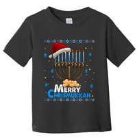 Merry Chrismukkah Ugly Xmas Funny Hanukkah Christmas Toddler T-Shirt