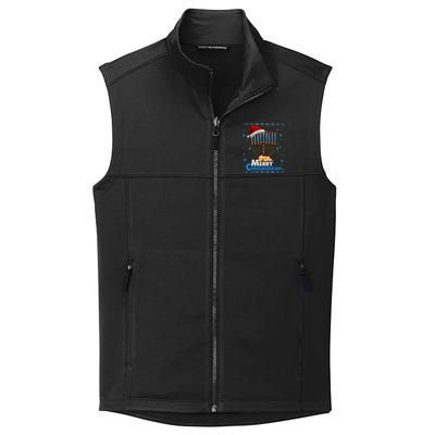 Merry Chrismukkah Ugly Xmas Funny Hanukkah Christmas Collective Smooth Fleece Vest