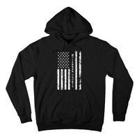 Mclennan County United States Distressed Us Flag Hoodie