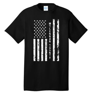 Mclennan County United States Distressed Us Flag Tall T-Shirt