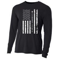 Mclennan County United States Distressed Us Flag Cooling Performance Long Sleeve Crew