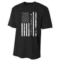 Mclennan County United States Distressed Us Flag Performance Sprint T-Shirt