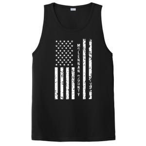 Mclennan County United States Distressed Us Flag PosiCharge Competitor Tank