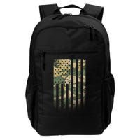 Military Camouflage USA American Flag Backpack