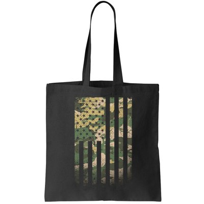 Military Camouflage USA American Flag Bag