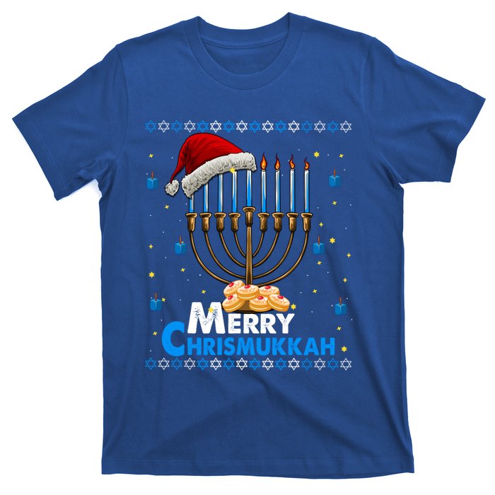 Merry Chrismukkah Ugly Xmas Funny Hanukkah Christmas Gift T-Shirt