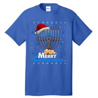 Merry Chrismukkah Ugly Xmas Funny Hanukkah Christmas Gift Tall T-Shirt