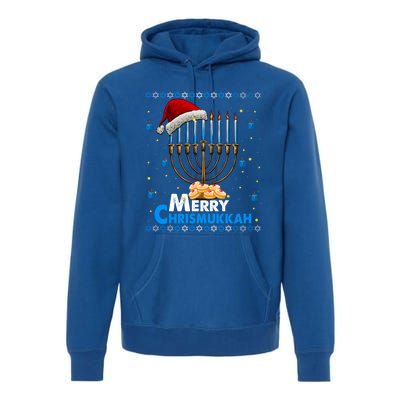 Merry Chrismukkah Ugly Xmas Funny Hanukkah Christmas Gift Premium Hoodie