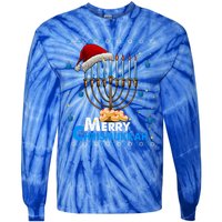 Merry Chrismukkah Ugly Xmas Funny Hanukkah Christmas Gift Tie-Dye Long Sleeve Shirt