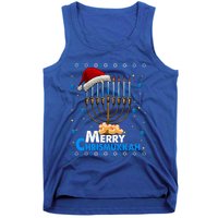 Merry Chrismukkah Ugly Xmas Funny Hanukkah Christmas Gift Tank Top