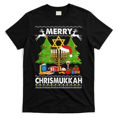 Merry Christmukkah Ugly Jewish Xmas Christmas Hanukkah T-Shirt