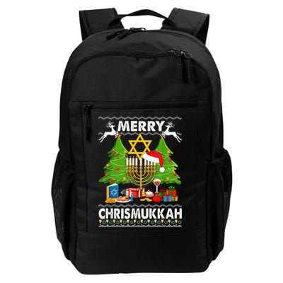 Merry Christmukkah Ugly Jewish Xmas Christmas Hanukkah Backpack