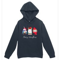 Merry Christmas Unicorn Llama Sloth Funny Wo Girl Gifts Urban Pullover Hoodie