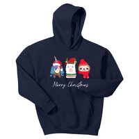 Merry Christmas Unicorn Llama Sloth Funny Wo Girl Gifts Kids Hoodie