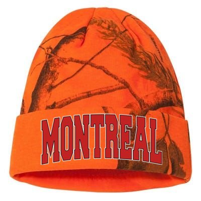 Montreal Canada Varsity Style Vintage Retro Canadian Sports Gift Kati Licensed 12" Camo Beanie