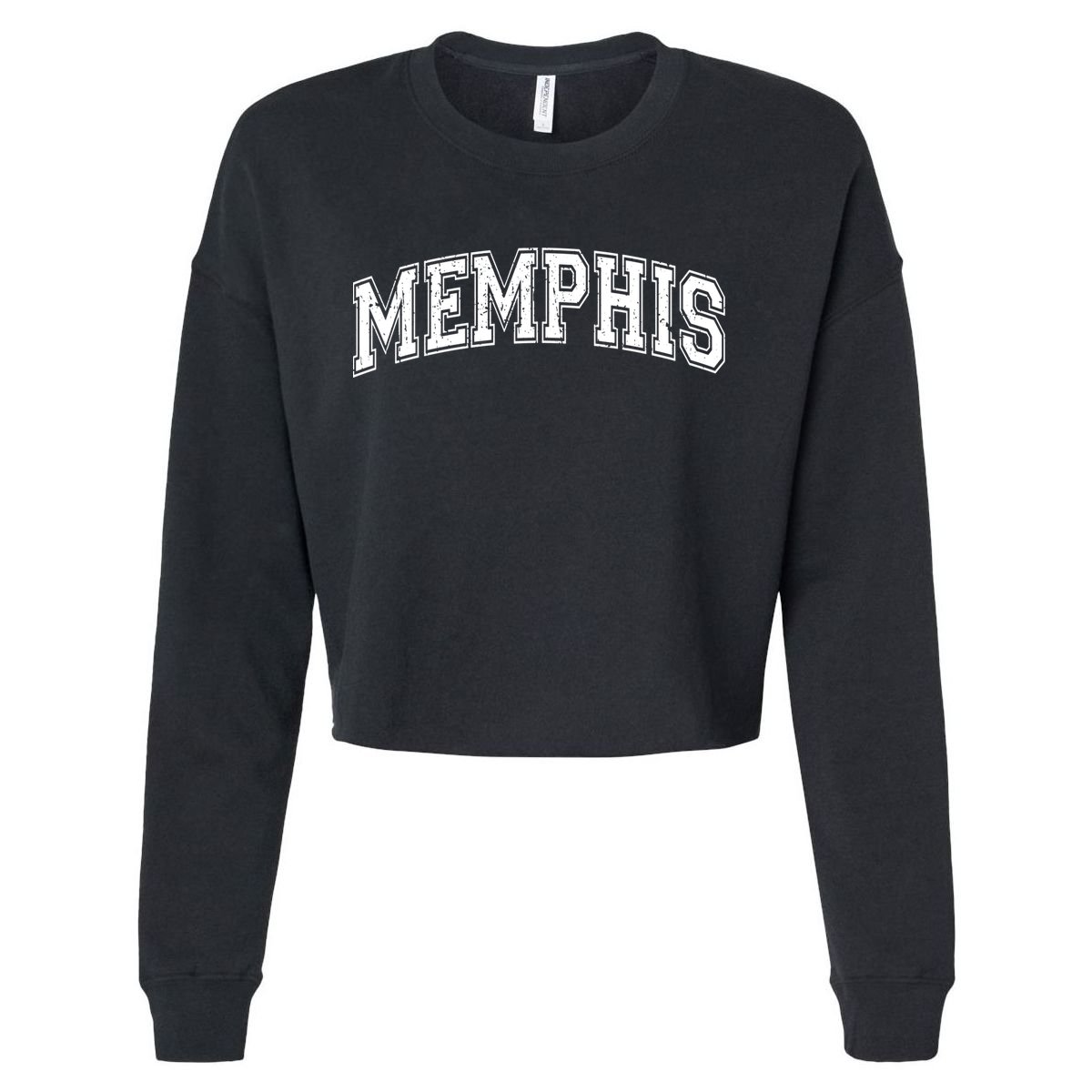 Memphis Classic Vintage Tennessee Sports Cute Gift Cropped Pullover Crew