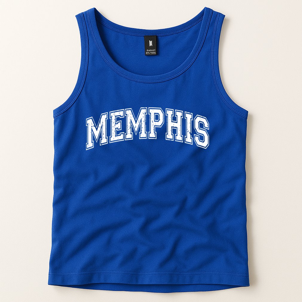Memphis Classic Vintage Tennessee Sports Cute Gift Tank Top