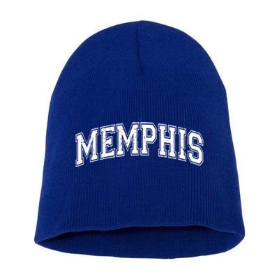 Memphis Classic Vintage Tennessee Sports Cute Gift Short Acrylic Beanie