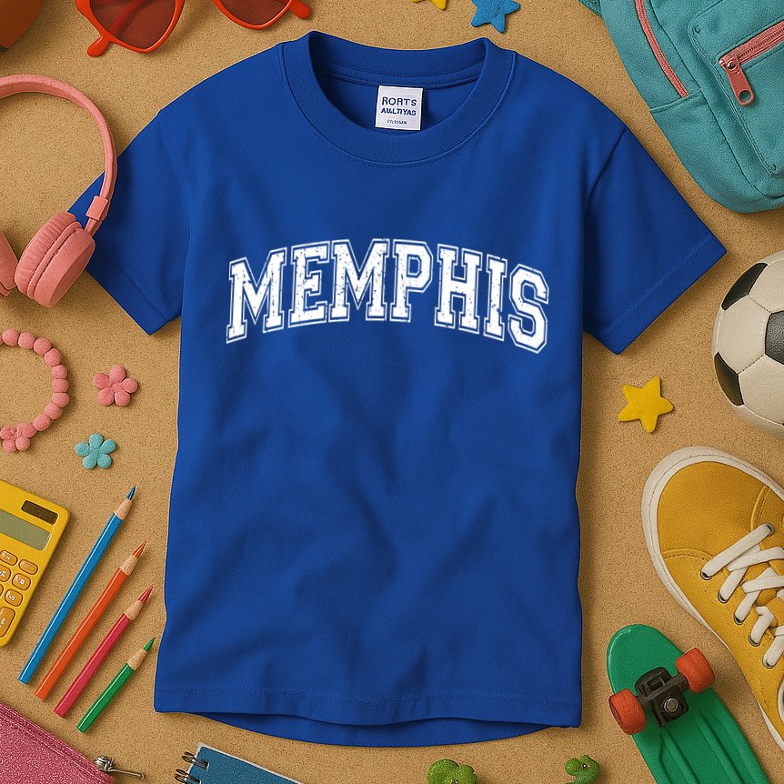 Memphis Classic Vintage Tennessee Sports Cute Gift Kids T-Shirt