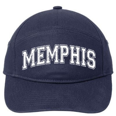 Memphis Classic Vintage Tennessee Sports Cute Gift 7-Panel Snapback Hat