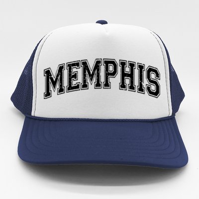 Memphis Classic Vintage Tennessee Sports Cute Gift Trucker Hat