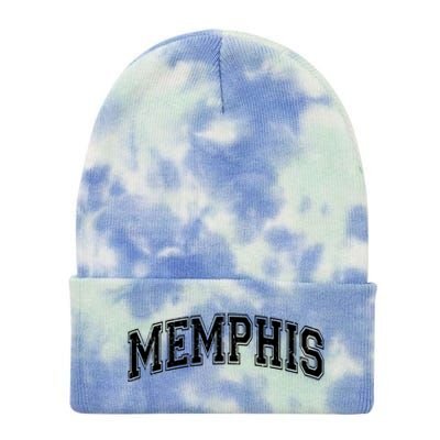 Memphis Classic Vintage Tennessee Sports Cute Gift Tie Dye 12in Knit Beanie