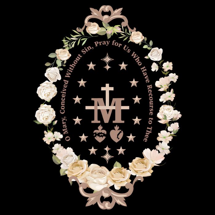 Marian Catholic Virgin Mary Catholic Gifts For Women Marian Cross Flat Bill Trucker Hat