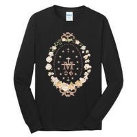 Marian Catholic Virgin Mary Catholic Gifts For Women Marian Cross Tall Long Sleeve T-Shirt