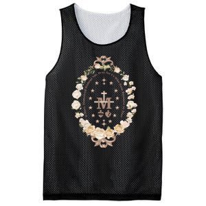 Marian Catholic Virgin Mary Catholic Gifts For Women Marian Cross Mesh Reversible Basketball Jersey Tank