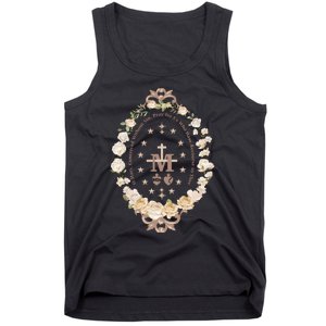 Marian Catholic Virgin Mary Catholic Gifts For Women Marian Cross Tank Top