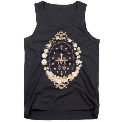 Marian Catholic Virgin Mary Catholic Gifts For Women Marian Cross Tank Top