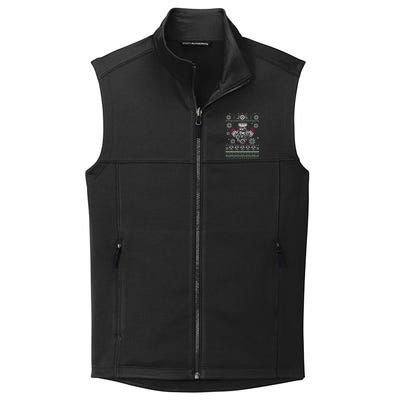 Muscle Car V8 Engine Lovers Ugly Christmas Ugly Design Cool Gift Collective Smooth Fleece Vest