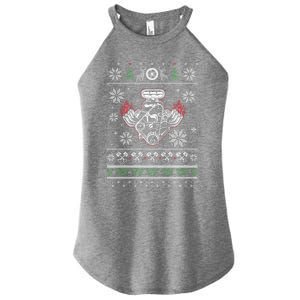 Muscle Car V8 Engine Lovers Ugly Christmas Ugly Design Cool Gift Women's Perfect Tri Rocker Tank