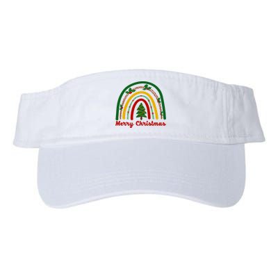 Merry Christmas Vintage Rainbow Festive Visor