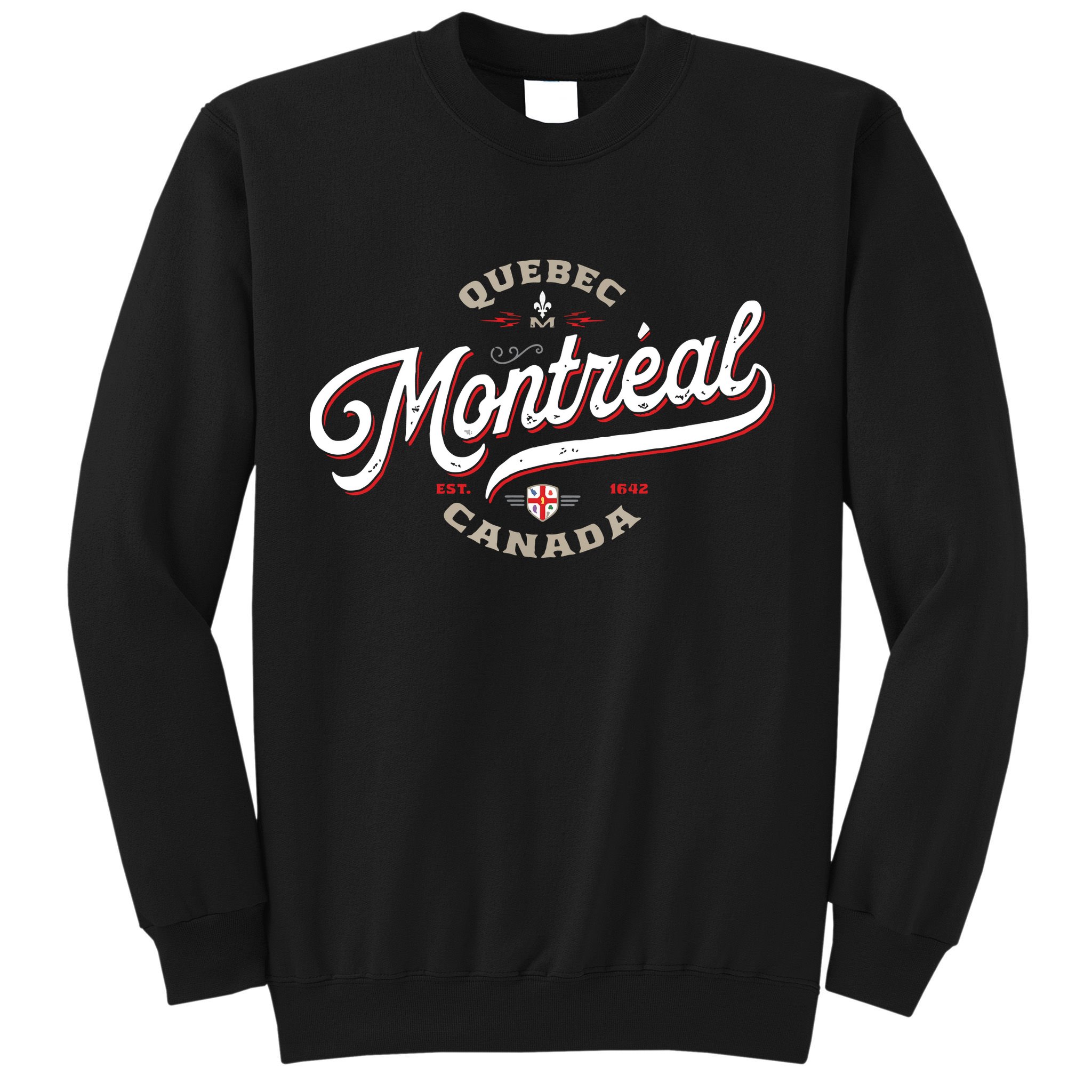 Montreal Canada Vintage Quebec French Canadian Gift Travel Sweatshirt