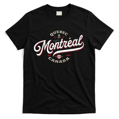 Montreal Canada Vintage Quebec French Canadian Gift Travel T-Shirt