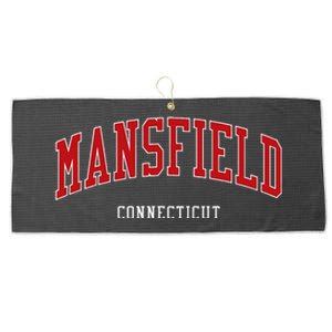 Mansfield Connecticut Varsity Athletic Style Large Microfiber Waffle Golf Towel