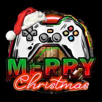 Merry Christmas Video Game Controller Xmas Santa Hat Gamer Meaningful Gift Drawstring Bag