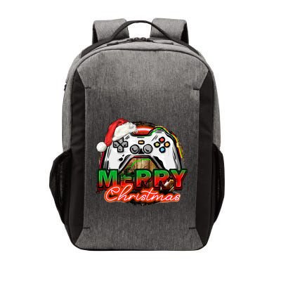 Merry Christmas Video Game Controller Xmas Santa Hat Gamer Meaningful Gift Vector Backpack