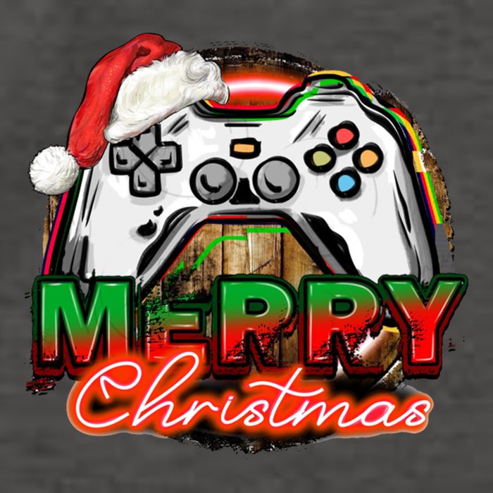 Merry Christmas Video Game Controller Xmas Santa Hat Gamer Meaningful Gift Vector Backpack