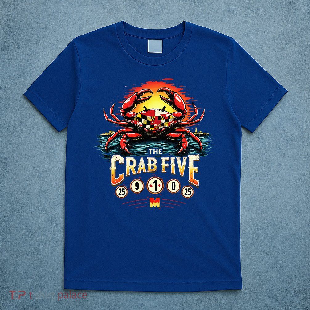 Maryland Crab Vintage Seafood Lover Coastal  T-Shirt