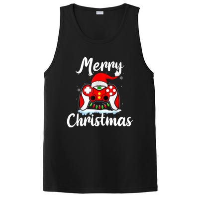 Merry Christmas Video Game Controller Santa Hat Gamer Xmas Gift PosiCharge Competitor Tank