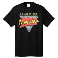 Meriden Connecticut Vintage Ct Triangle Tall T-Shirt