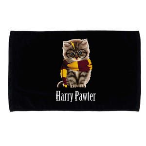 Magic Cat With Glasses  Harry Pawter Funny Microfiber Hand Towel