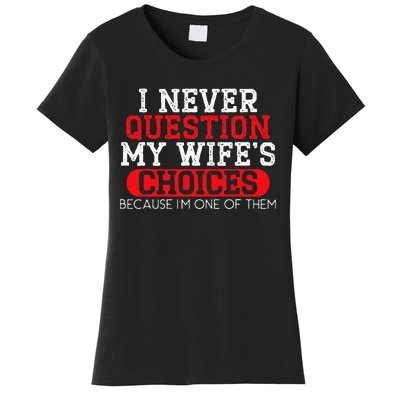 Married Couple Wedding Anniversary Funny Marriage Women's T-Shirt