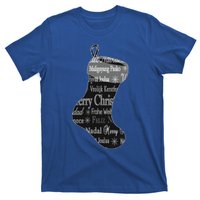 Merry Christmas Words World Languages Holiday Stocking Gift Cool Gift T-Shirt