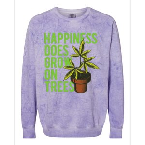 Marijuana Cannabis Weed Growing Grower Colorblast Crewneck Sweatshirt