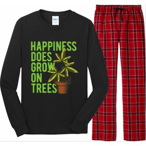 Marijuana Cannabis Weed Growing Grower Long Sleeve Pajama Set