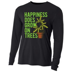 Marijuana Cannabis Weed Growing Grower Cooling Performance Long Sleeve Crew