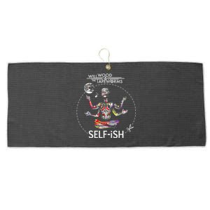 Meditation Colorful Will Wood Selffish Large Microfiber Waffle Golf Towel